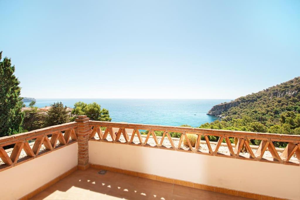Sunny House With Great Sea Views, 3 Terraces, Private Heated Pool And Sauna Ла-Эррадура Экстерьер фото