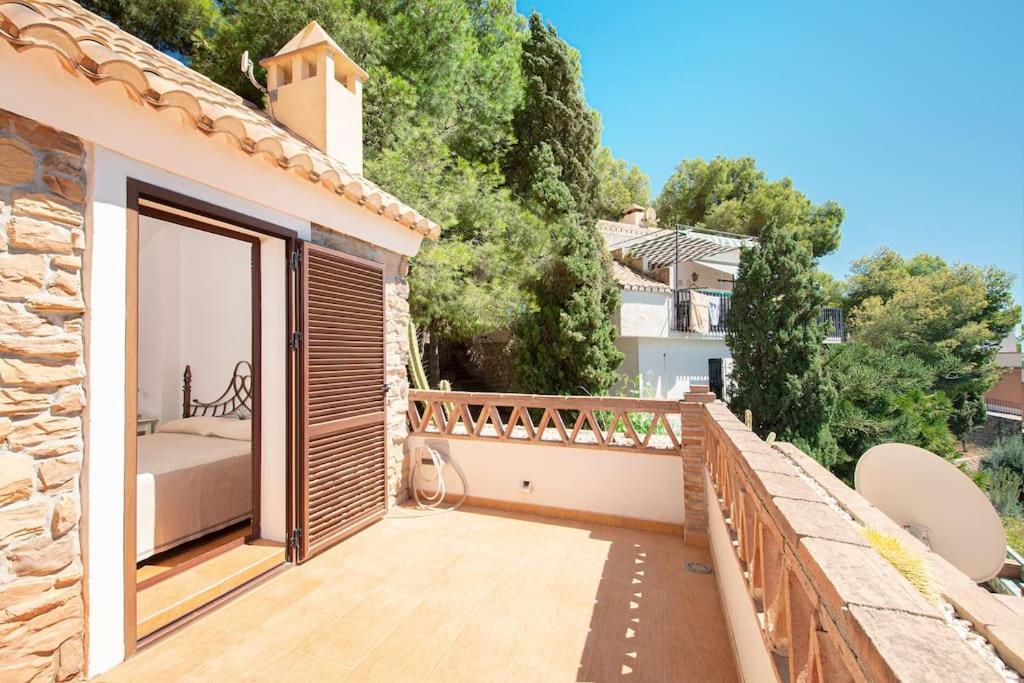 Sunny House With Great Sea Views, 3 Terraces, Private Heated Pool And Sauna Ла-Эррадура Экстерьер фото