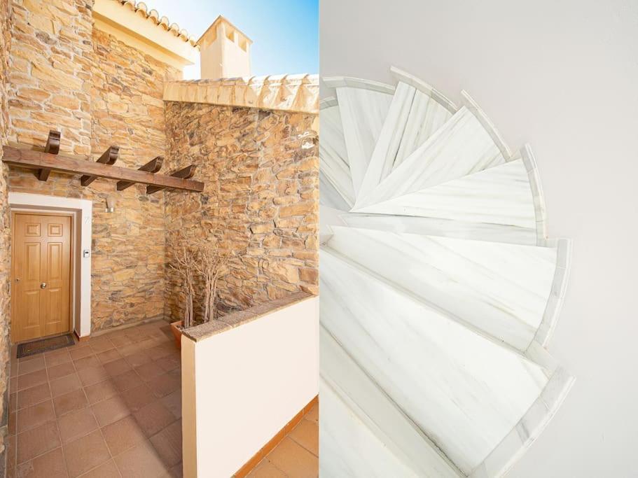 Sunny House With Great Sea Views, 3 Terraces, Private Heated Pool And Sauna Ла-Эррадура Экстерьер фото