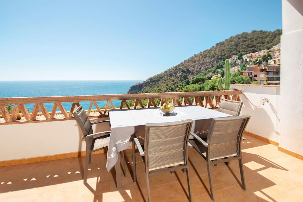 Sunny House With Great Sea Views, 3 Terraces, Private Heated Pool And Sauna Ла-Эррадура Экстерьер фото