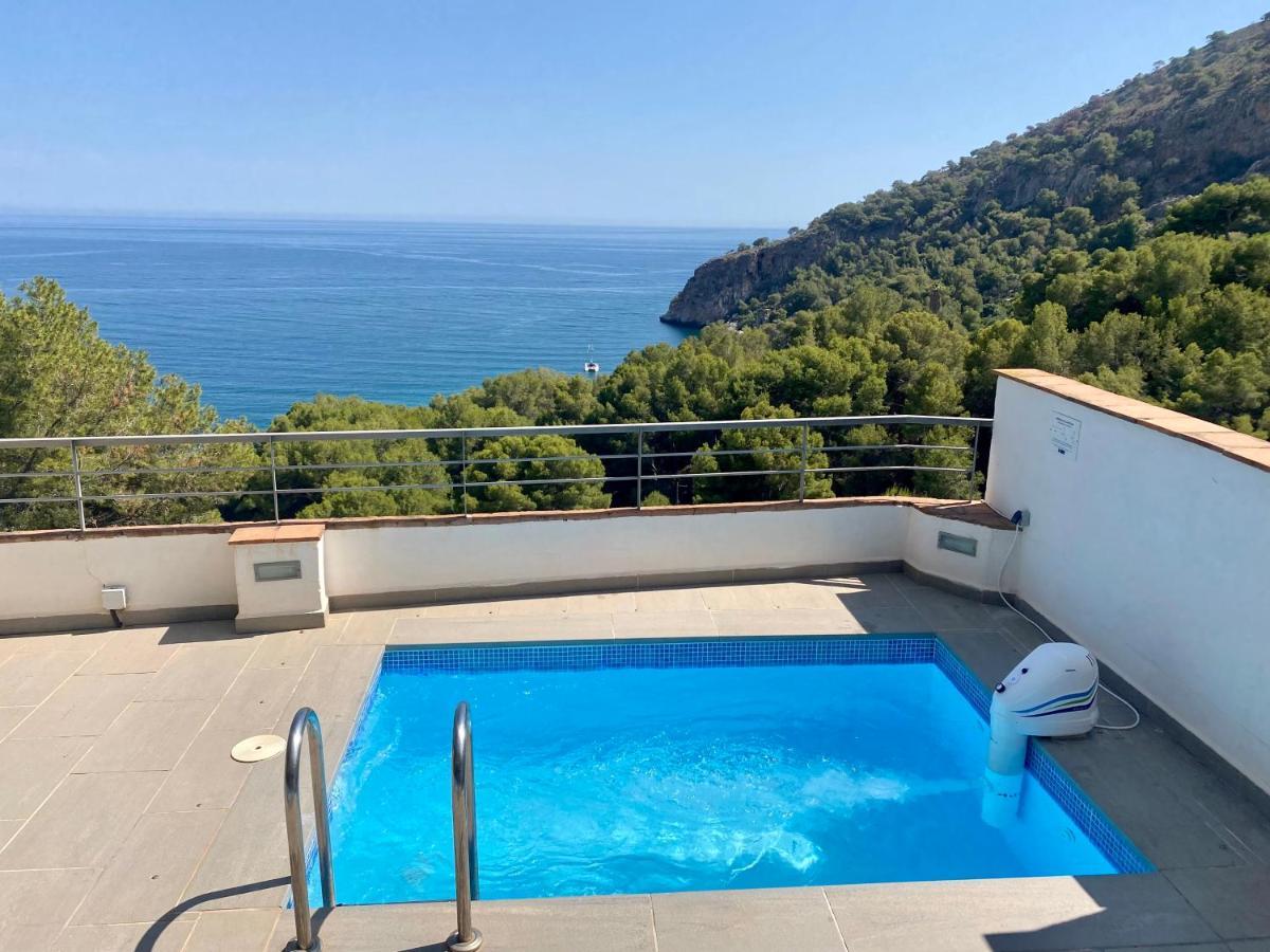 Sunny House With Great Sea Views, 3 Terraces, Private Heated Pool And Sauna Ла-Эррадура Экстерьер фото