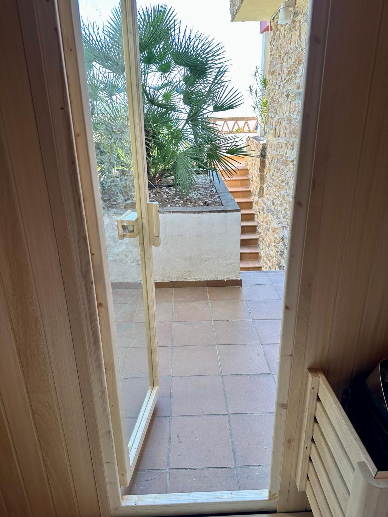 Sunny House With Great Sea Views, 3 Terraces, Private Heated Pool And Sauna Ла-Эррадура Экстерьер фото